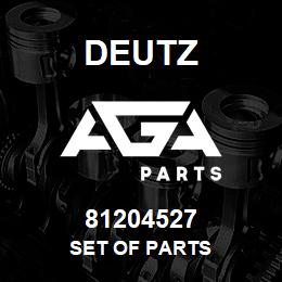 81204527 Deutz SET OF PARTS | AGA Parts