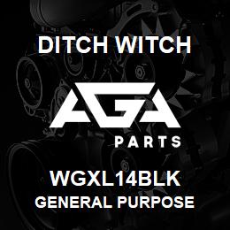 WGXL14BLK Ditch Witch GENERAL PURPOSE | AGA Parts