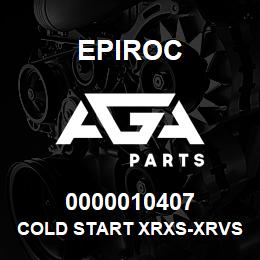 0000010407 Epiroc COLD START XRXS-XRVS | AGA Parts