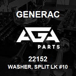 22152 Generac WASHER, SPLIT LK #10 | AGA Parts