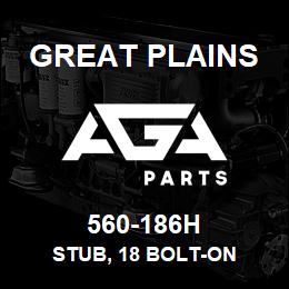 560-186H Great Plains STUB, 18 BOLT-ON | AGA Parts