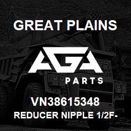 VN38615348 Great Plains REDUCER NIPPLE 1/2F-1/4F | AGA Parts