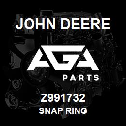 Z991732 John Deere SNAP RING | AGA Parts