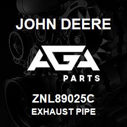 ZNL89025C John Deere EXHAUST PIPE | AGA Parts