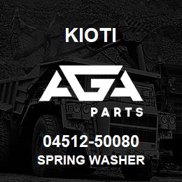 04512-50080 Kioti SPRING WASHER | AGA Parts