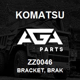 ZZ0046 Komatsu BRACKET, BRAK | AGA Parts
