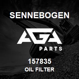 157835 Sennebogen OIL FILTER | AGA Parts