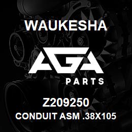 Z209250 Waukesha CONDUIT ASM .38X105 | AGA Parts