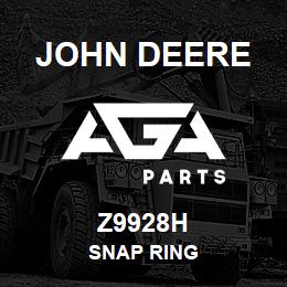 Z9928H John Deere SNAP RING | AGA Parts