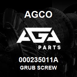 000235011A Agco GRUB SCREW | AGA Parts
