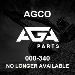 000-340 Agco NO LONGER AVAILABLE | AGA Parts