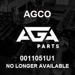 0011051U1 Agco NO LONGER AVAILABLE | AGA Parts