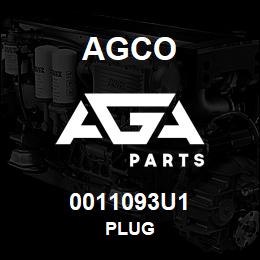 0011093U1 Agco PLUG | AGA Parts