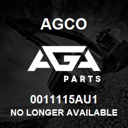 0011115AU1 Agco NO LONGER AVAILABLE | AGA Parts