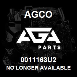 0011163U2 Agco NO LONGER AVAILABLE | AGA Parts