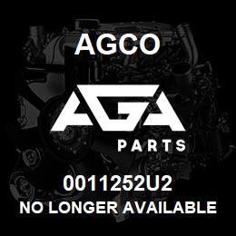 0011252U2 Agco NO LONGER AVAILABLE | AGA Parts