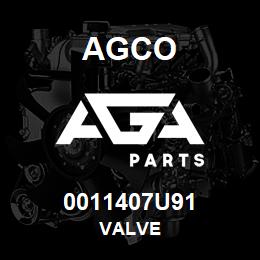 0011407U91 Agco VALVE | AGA Parts