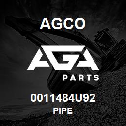 0011484U92 Agco PIPE | AGA Parts