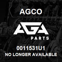 0011531U1 Agco NO LONGER AVAILABLE | AGA Parts