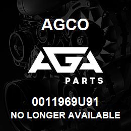 0011969U91 Agco NO LONGER AVAILABLE | AGA Parts