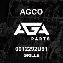 0012292U91 Agco GRILLE | AGA Parts