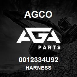 0012334U92 Agco HARNESS | AGA Parts