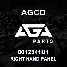 0012341U1 Agco RIGHT HAND PANEL | AGA Parts