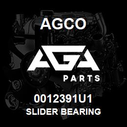 0012391U1 Agco SLIDER BEARING | AGA Parts