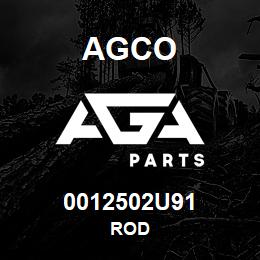 0012502U91 Agco ROD | AGA Parts
