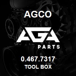 0.467.7317 Agco TOOL BOX | AGA Parts