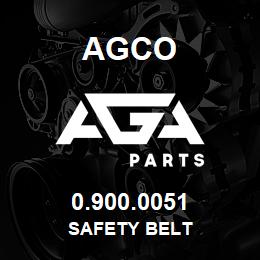 0.900.0051 Agco SAFETY BELT | AGA Parts