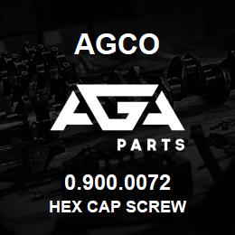 0.900.0072 Agco HEX CAP SCREW | AGA Parts