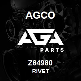 Z64980 Agco RIVET | AGA Parts