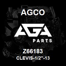 Z66183 Agco CLEVIS-1/2"-13 | AGA Parts