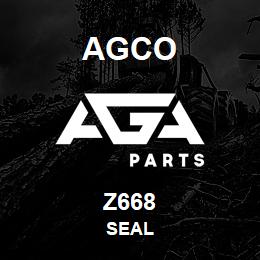 Z668 Agco SEAL | AGA Parts