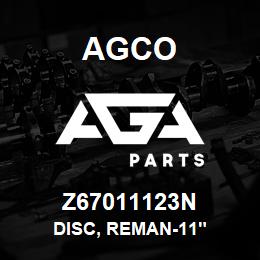 Z67011123N Agco DISC, REMAN-11" | AGA Parts