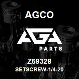 Z69328 Agco SETSCREW-1/4-20 | AGA Parts