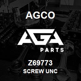 Z69773 Agco SCREW UNC | AGA Parts