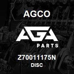 Z70011175N Agco DISC | AGA Parts