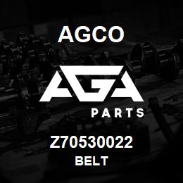 Z70530022 Agco BELT | AGA Parts