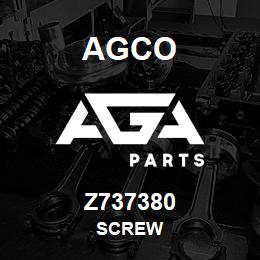 Z737380 Agco SCREW | AGA Parts