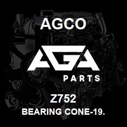 Z752 Agco BEARING CONE-19. | AGA Parts