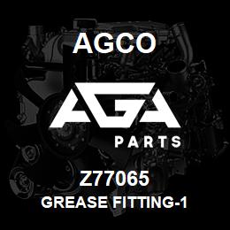 Z77065 Agco GREASE FITTING-1 | AGA Parts