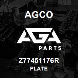 Z77451176R Agco PLATE | AGA Parts