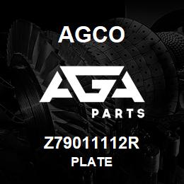 Z79011112R Agco PLATE | AGA Parts