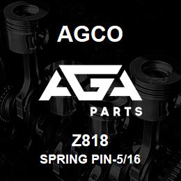 Z818 Agco SPRING PIN-5/16 | AGA Parts