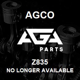 Z835 Agco NO LONGER AVAILABLE | AGA Parts