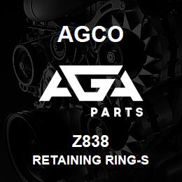 Z838 Agco RETAINING RING-S | AGA Parts