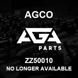 ZZ50010 Agco NO LONGER AVAILABLE | AGA Parts
