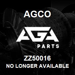 ZZ50016 Agco NO LONGER AVAILABLE | AGA Parts